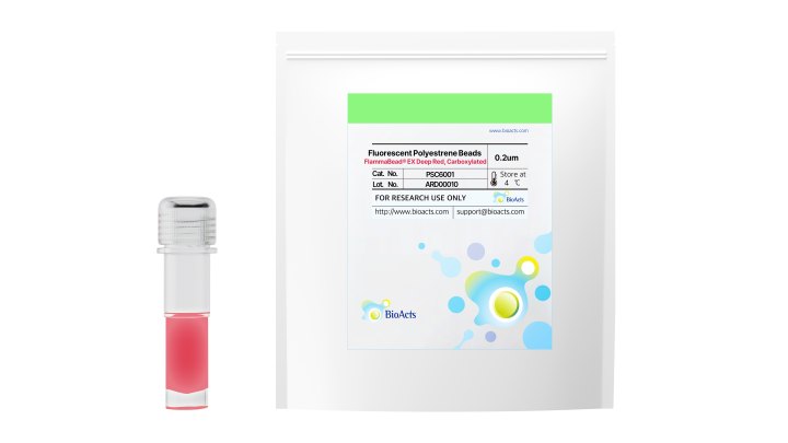 FlammaBead® EX Deep Red, Carboxylated 0.2 μm